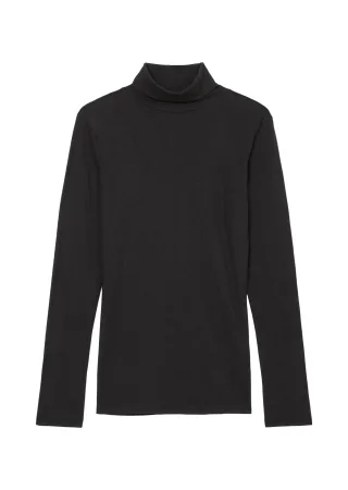 Marc OPolo DENIM - DfC Rollkragen-Longsleeve slim Black - Gr. - XS