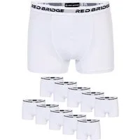 RedBridge Boxershorts 10er-Pack Bequeme Unterwäsche mit elastischem Bund (Set, 10er-Pack)
