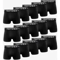 FortyFour Boxershorts Herren Männer Unterhosen Baumwolle Premium Qualität perfekte Passform (15er Pack, 15er Pack)