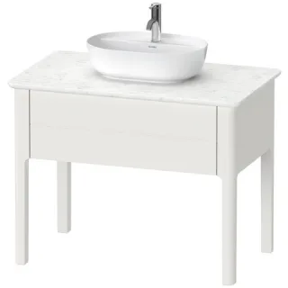 Duravit Luv Konsolenwaschtischunterbau bodenstehend Nordic Weiß Seidenmatt 938x570x743 mm - LU956403 LU956403939