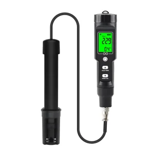 Digital Dissolved Oxygen Meter 0.0-40.0 mg/L ATC Backlight LCD Display Accurate Water DO Tester for Aquariums Pools Pond