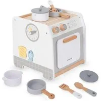 Mamabrum Kinder-Küchenset Küche aus Holz - Spielset für Kinder