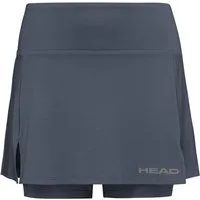Head Tennisrock mit Innenhose Club Basic anthrazitgrau Damen