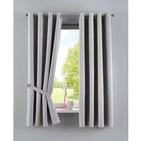 Gardinenbox Verdunkelungsvorhang (2 St), Ösen, verdunkelnd, Polyester, »NewYork« Thermo-Gardinen Blackout 201920600-2