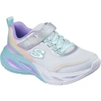 Skechers COSMIC GLOW LIGHTS Sneaker Sportschuh mit Klett, Größenschablone zum Download