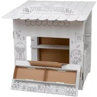 Tektorado Lernspielzeug Kartonspielzeug 3-lagig – Extra stabil & bemalbar - Kreativität (1-St), Bemalbar, stabil, kreativ, leicht, recycelbar