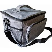 ToCi Kühltasche Kühltasche 15L Grau Faltbare Picknicktasche Camping, Strand & Wandern