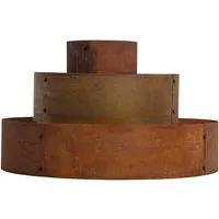 ESTEXO Beetumrandung Pflanzpyramide Hochbeet Pflanzring Ø 40/80/120 cm Kräuterspirale Ros