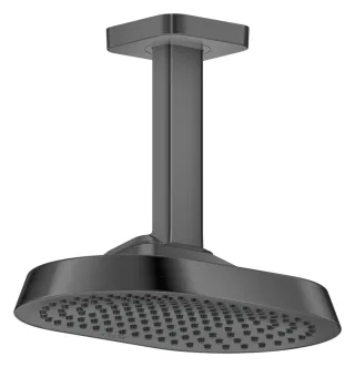 Hansgrohe AXOR ShowerSphere Kopfbrause 250/160 1jet EcoSmart mit Deckenanschluss, Brushed Black Chro 39764340