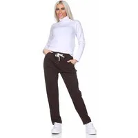 OriginalYou Cordhose Cordhose Damen Freizeithose warme Übergangshose Fleece gefüttert mit Gummibund, mit Schnürung, in Unifarben