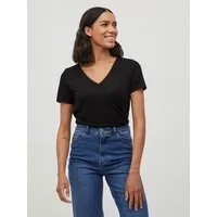 Vila T-Shirt VINOEL S/S TOP - NOOS Viskosemischung, regular fit