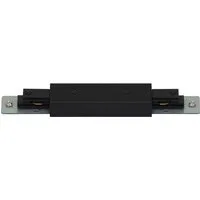 Briloner Leuchten Schienensystem-Einspeiser RAIL, 20,5 cm, (1-tlg), Einspeisung 20,3 cm Schwarz Schienensystem Rail Wohnzimmer Büro Küche