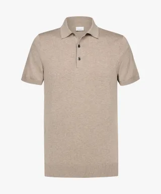 Profuomo - Beigefarbene Luxury Basic Polo beige - Gr. - L