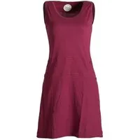 Vishes Sommerkleid Armloses Kleid aus Biobaumwolle seitliche Taschen