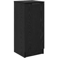 vidaXL Sideboard Sideboard Schwarz Eichen-Optik 30 x 30 x 70 cm Holzwerkstoff (1 St)