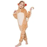 Corimori Jumpsuit Große Auswahl an Kinder Onesies, Jumpsuits, Tier-Kostümen (1-tlg) Jumpsuit, Pyjama, Fasching, Kigurumi, Tierkostüme, Affe "Louis"