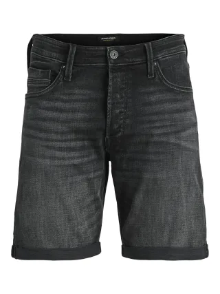 JACK&JONES - JJICHRIS JJWOOD SHORTS GE 815 black denim - Gr. - S
