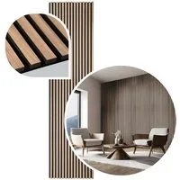 LP projekt Akustikplatte Effektive Wandpaneele für ruhige Räume & moderne Raumgestaltung, (1-St., Verfügbar in Breiten 120–300 cm und Längen 40/60 cm), Schallabsorbierende Wandverkleidung für Home Office & Wohnzimmer