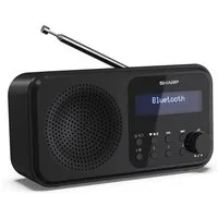 Sharp DR-P420 Tokyo schwarz Digitalradio (DAB) (DAB+, UKW (FM), Tragbares Digitalradio, Bluetooth Lautsprecher, Dual-Alarm)