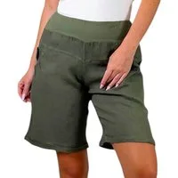 Mississhop Leinenhose 100 % Leinen Leinenshorts Bermuda kurze Hose 276