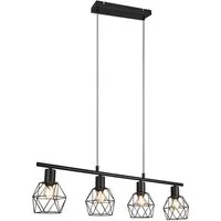 meineWunschleuchte Pendelleuchte Industrial Design, Breite 75cm, ohne Leuchtmittel, Industrie-Design mehrflammig für Esstisch & Kücheninsel hängend