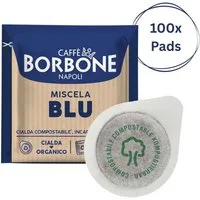 Caffè Borbone Kaffee Caffè Borbone Kompostierbare Kaffeepads, Blaue Kaffeemischung 100 Pads, 1 x 7.2 g, 100 St. (Kompatibel mit ESE System Papier Pads 44 mm)