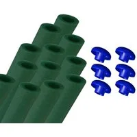 walexo Gartentrampolin Schaumstoff Schaumstoffabdeckung für 6 oder 8 Stangensysteme 92cm, (12 tlg)