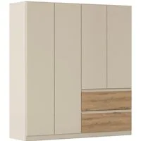 rauch Drehtürenschrank Kleiderschrank Schrank Garderobe COSTA in den Breiten 91/136/181 cm (in 3 Ausstattungen BASIC/CLASSIC/PREMIUM) viel Platz, grifflose Front und Push-to-Open Funktion MADE IN GERMANY