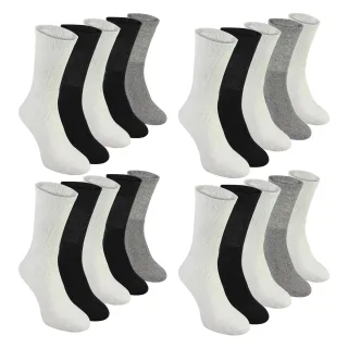 Herren 20er Pack Mehrfachpack Sportsocken | Atmungsaktive Baumwoll-Laufsocken