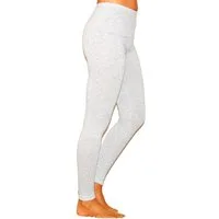 YESET Leggings Thermo Leggings lang Hose Damen Fleece Gamaschen hellgrau S-34