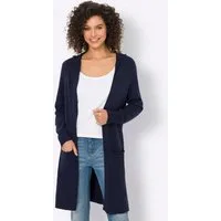 heine Strickjacke Long-Strickjacke Langarm Feinstrick