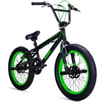 bergsteiger BMX-Rad Tokyo 20 Zoll, Fatbike, 360° Rotor-System, Mädchen, Jungen, 1 Gang, V-Bremsen, Freestyle