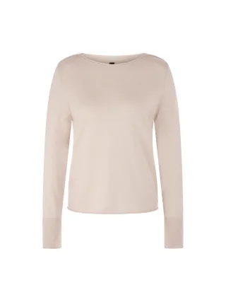 Marc Cain Collections - Feinstrickpullover mit Lurex magnolia - Gr. - 36
