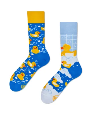 many mornings - Socken - Bath Ducks blau/gelb - Gr. - 42