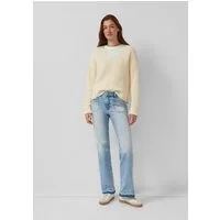 s.Oliver Bootcut-Jeans Jeans-Hose Jeans / Regular Fit / Mid Rise / Flared Leg / ausgefranster Saum