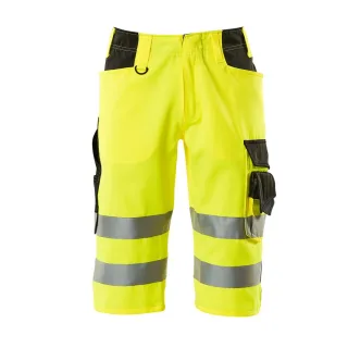 MASCOT Luton Shorts, lang SAFE SUPREME Hi-vis Gelb / Schwarz 49 - 15549-860-1709-C49