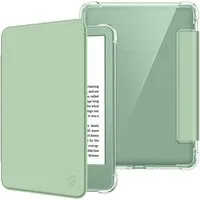 Fintie E-Reader-Hülle für 6" Kindle (11. Generation)–2024/2022, Clear Weich TPU Schutzhülle, mit Auto Sleep/Wake für 6 Zoll Kindle Basic 2024