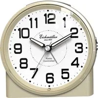 Eichmüller Funkwecker 9890-10 – Goldfarbener analoger Wecker mit präziser Funktechnologie, sehr gut ablesbar