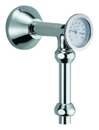 GROHE Abgangsbogen 12440 m.Thermometer m.Quetschverschraubungen 1/2x3/4 chrom 12440000
