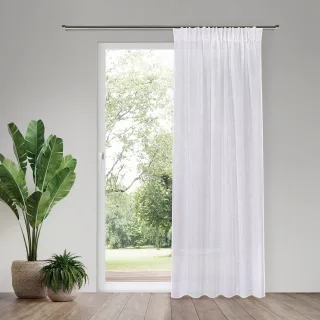 Home Living by Gerster Gardine "Helmine" verdeckte Schlaufen 1 Stk. tlg. SB-Schal "Helmine" mit Kombiband