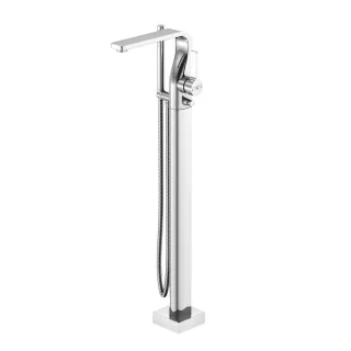 Steinberg Serie 230 Freistehende Wanne/Brause -Armatur, mit Umsteller, Handbrause, chrom, 230.1163 2301163