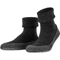FALKE Socken Cosyshoe Hausschuhe (1-Paar) mit Merinowolle & rutschhemmender Sohle