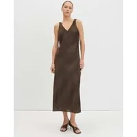 someday Midikleid Qova wave aus Satin mit Schimmer Schimmernd mit Allover-Print für elegante Looks