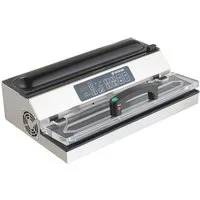 GastroHero Hand-Vakuumierer Vakuumiergerät BVM016DP 16 l/min 400 mm Schweißleiste Edelstahl, 550W
