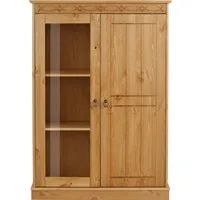 OTTO home Highboard Indra, Vitrine, Breite 85 cm, aus massiver Kiefer