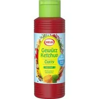 HELA Saucen, Hela Gewürz Ketchup Curry delikat Original mit weniger Zucker 300ml