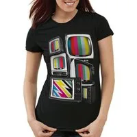 style3 T-Shirt Testbild TV Fernseher the big bang theory heimkino vhs kino