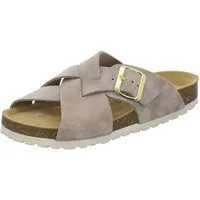 AFS-Schuhe 214174 Kralle Pantolette für Damen mit Fußbett, bequeme Sandalen aus Leder
