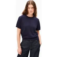 Armedangels T-Shirt FINE KNIT Strickshirt aus TENCEL™ Modal Mix Regular Fit