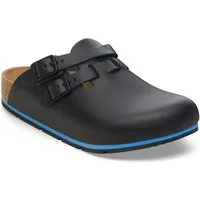 Birkenstock Damen Herren Kay Pro Hausschuhe Leder Pantoletten - Anatomischer Clog Zertifiziert EN ISO 20347:2043, Berufsschuhe für Medizin & Gastronomie